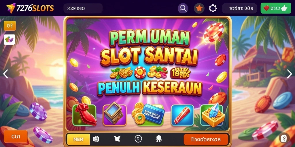 Tampilan gameplay slot dengan grafis menarik di 7276SLOTS.