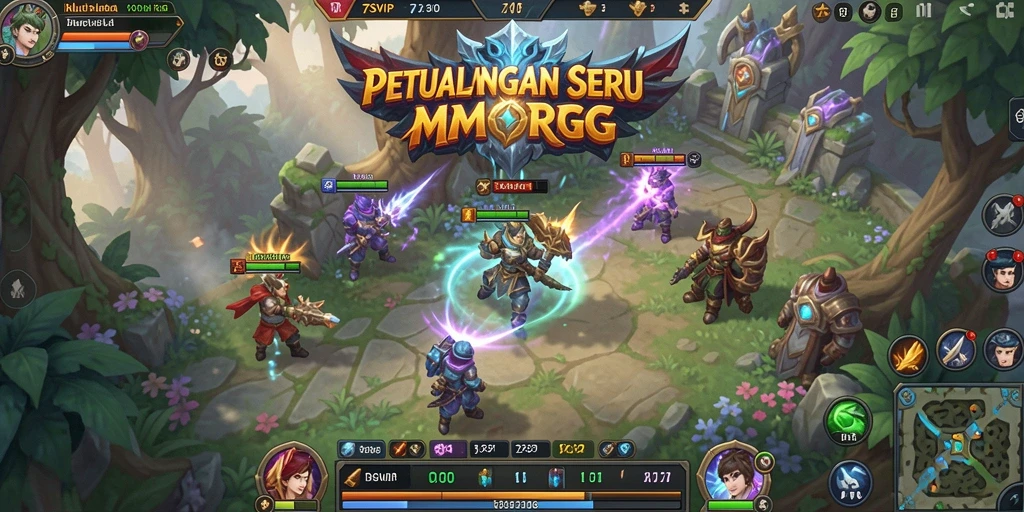 Gameplay seru 7SVIP dalam dunia MMORPG yang menakjubkan.