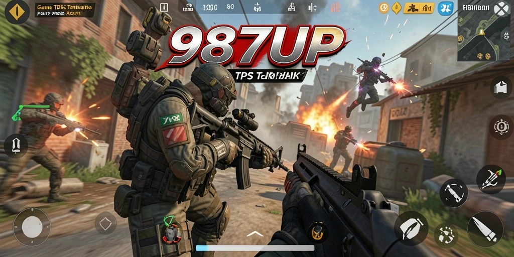 Tampilan gameplay 987UP yang menampilkan aksi seru dan taktis.