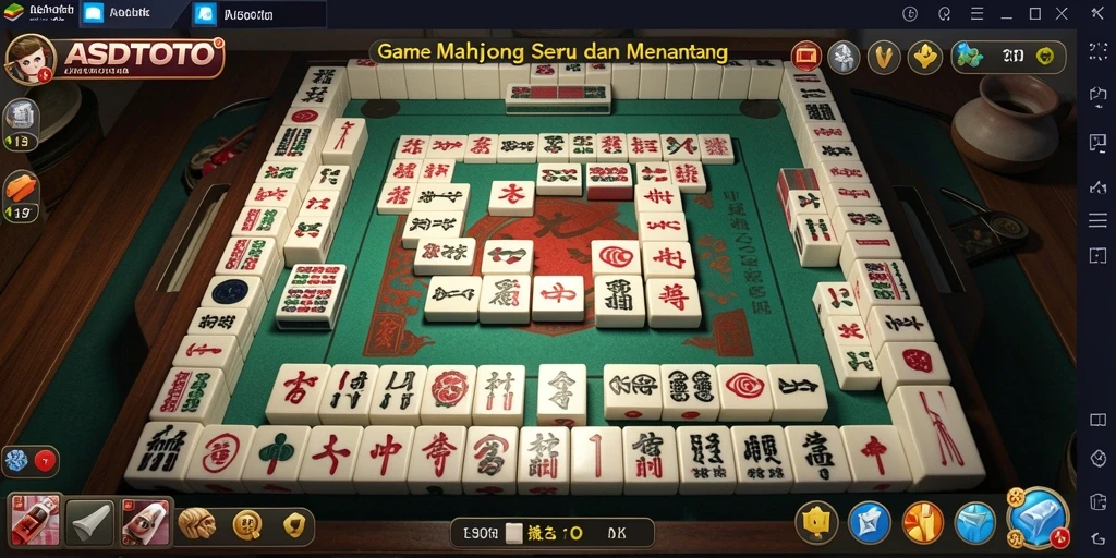 Tampilan screenshot utama ASDTOTO yang menampilkan gameplay Mahjong yang asyik.