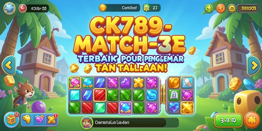 Screenshot gameplay CK789 menampilkan grafik colorful dan seru.