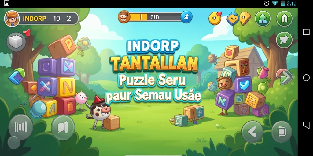 Tampilan gameplay INDORP yang menarik dan penuh tantangan puzzle.