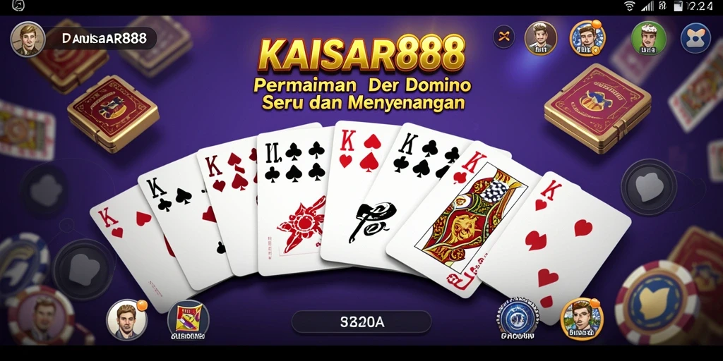 Tampilan gameplay KAISAR888 yang menakjubkan dalam permainan Domino.