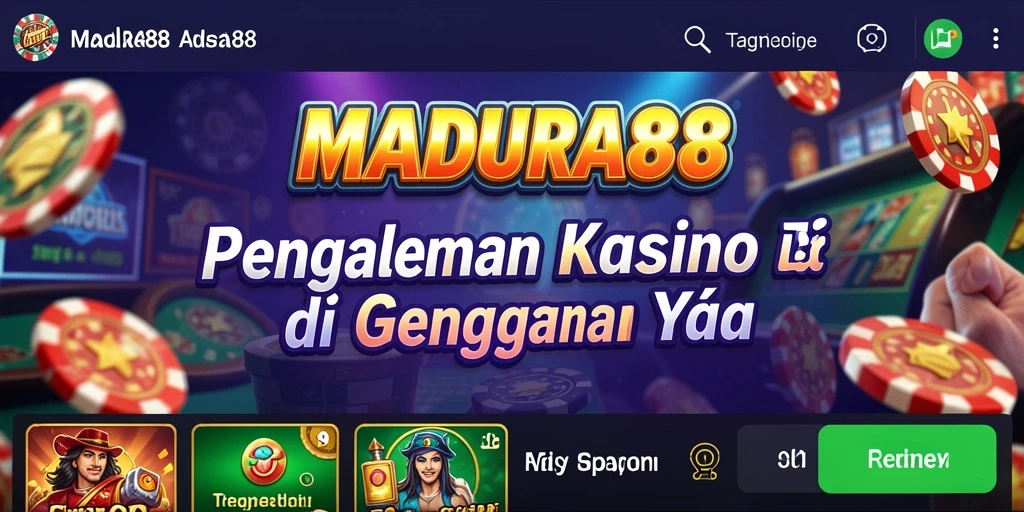 Tampilan gameplay menarik dari MADURA88 saat bermain Kasino.