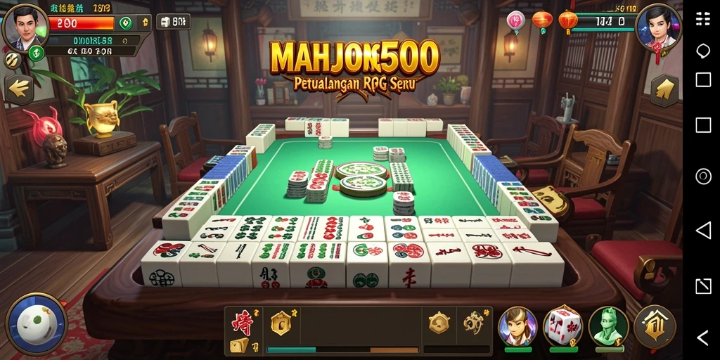 Tampilan gameplay RPG yang intens dan menegangkan.