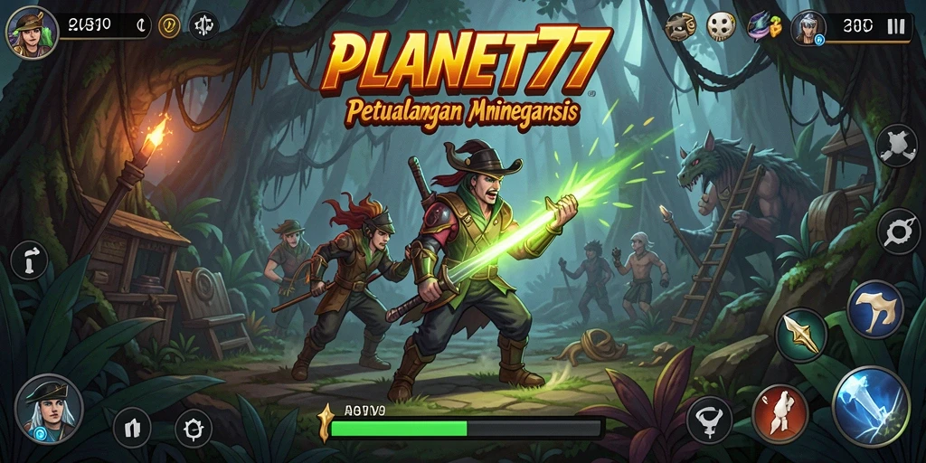 Tangkapan layar gameplay menunjukkan aksi seru dalam dunia Anime.