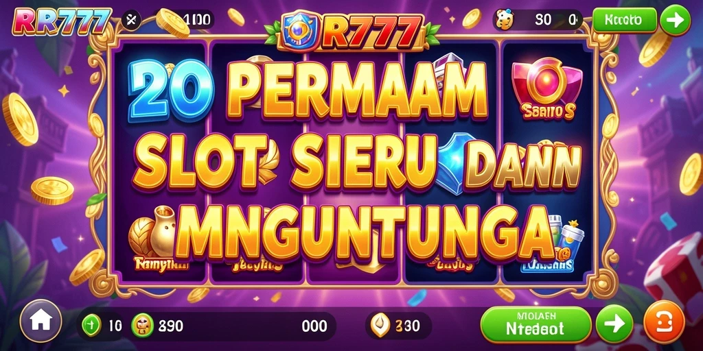 Tampilan menarik dari gameplay Slot RR777 yang mengasyikkan.