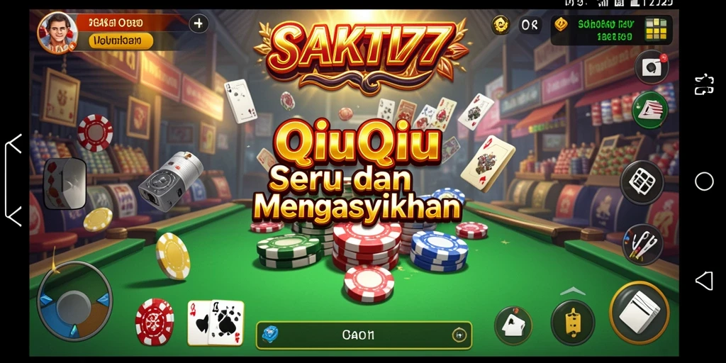 Screenshot gameplay QiuQiu yang menampilkan suasana seru.