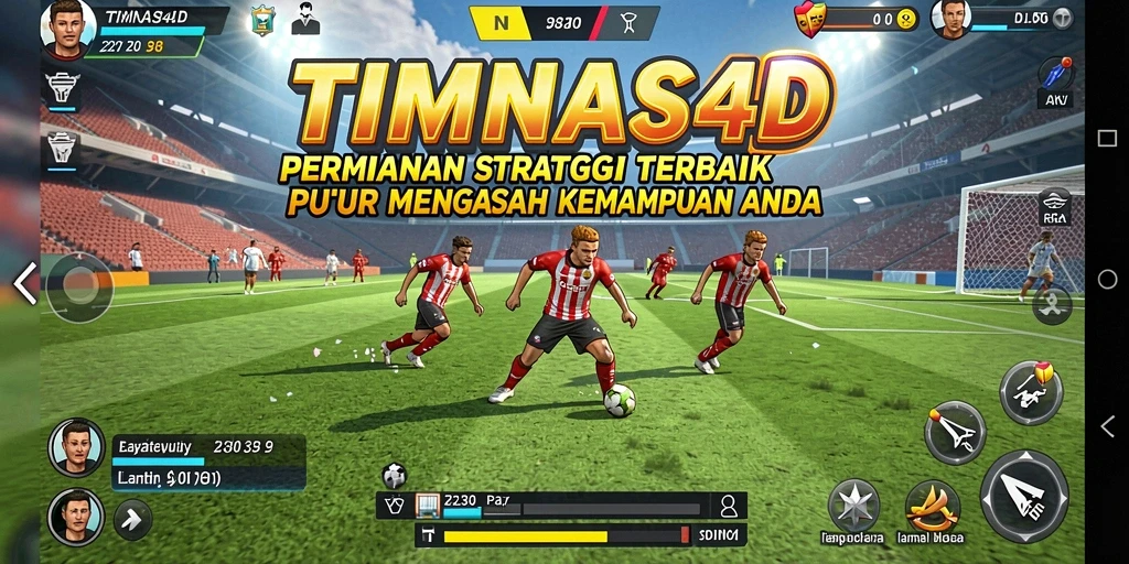 Screenshot utama TIMNAS4D menampilkan aksi gameplay yang mendebarkan.