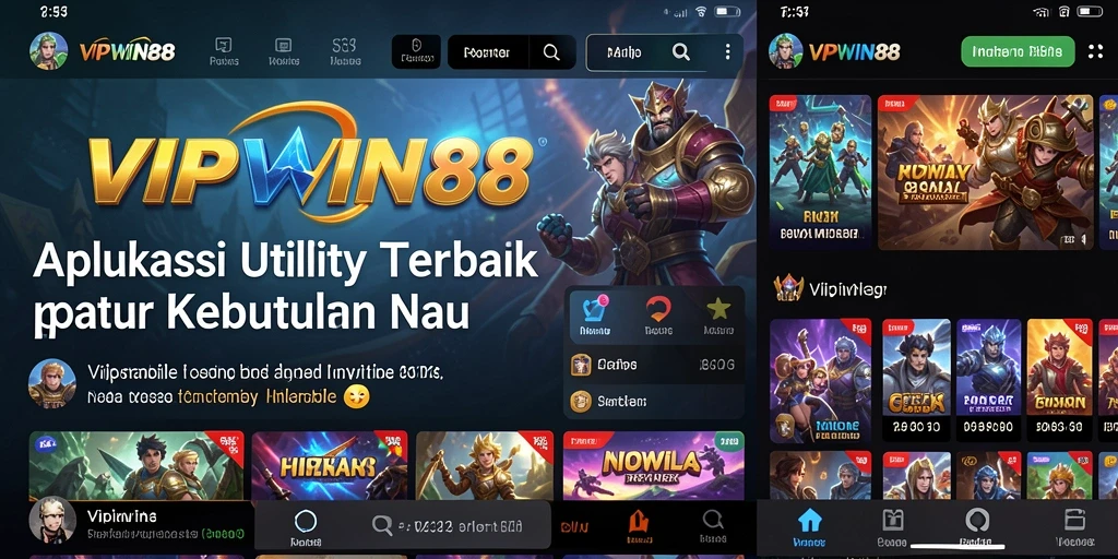 Tampilan antarmuka dan fitur utama VIPWIN88 yang menarik.