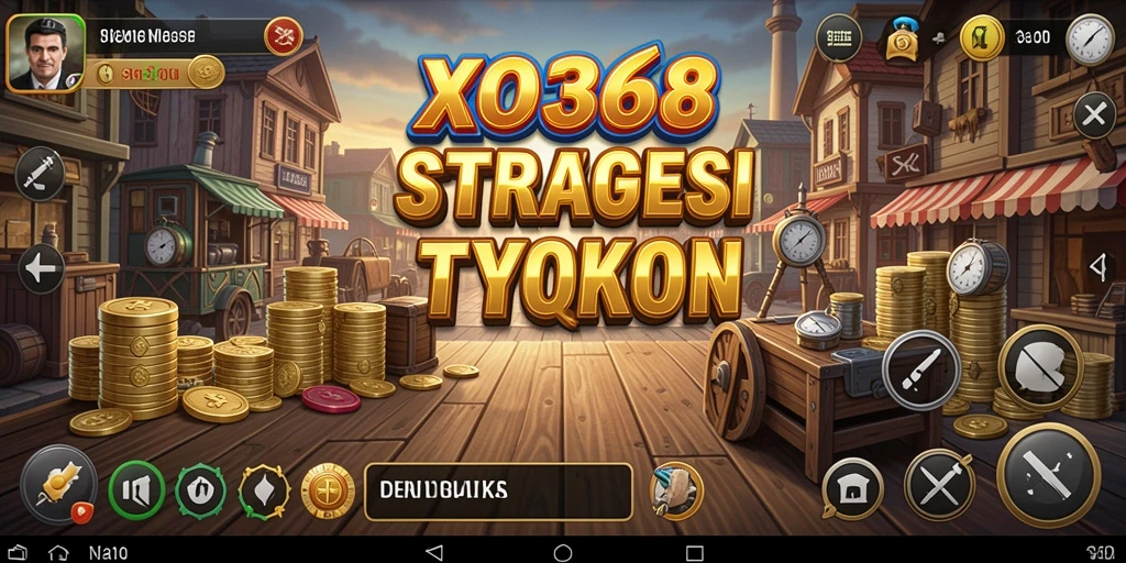 Tampilan permainan Tycoon yang menyenangkan dan interaktif.